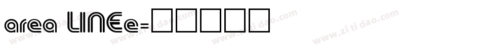 area LINEe字体转换